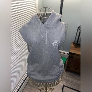 Alphalete Grey Sleeveless Hoodie